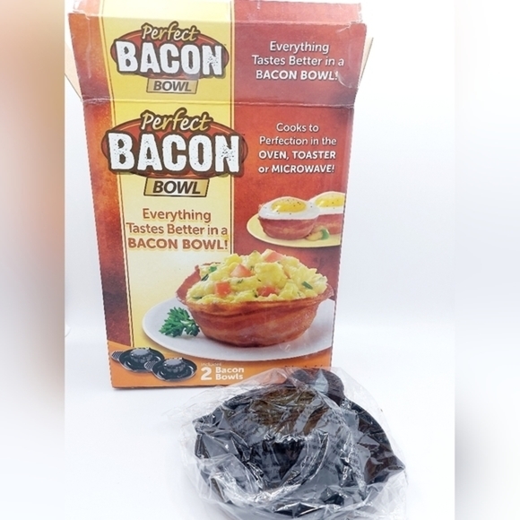 Carnivore Special: As Seen on TV Bacon Bowl Molds Keto Friendly NWT - Picture 4 of 4